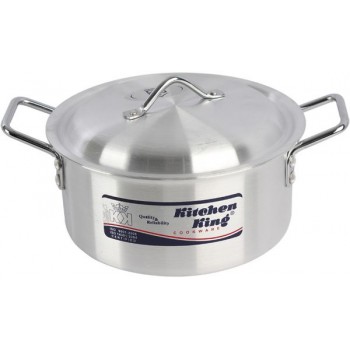 قدور للطبـخ من المنيوم ، فضي مقاس 26 سم 